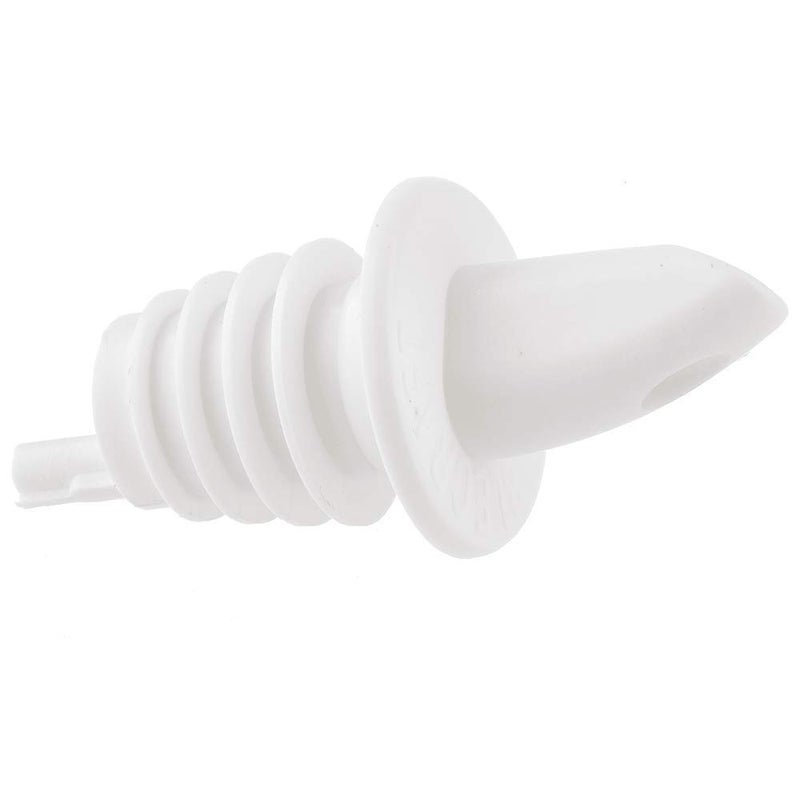 Tablecraft 35W White Free Flow Liquor Pourer 12 / CS - Image 3